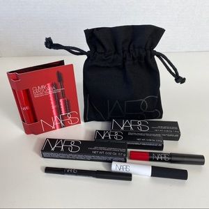 NARS Makeup Set Mascara, Liner, Lip Pencil, Primer
